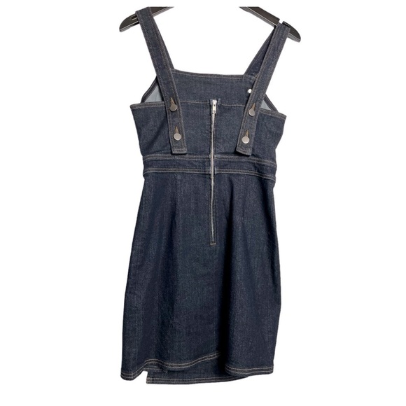 BLDWN Zoe Denim Mini Tank Dress Dark Rinse XSmall - Picture 4 of 8